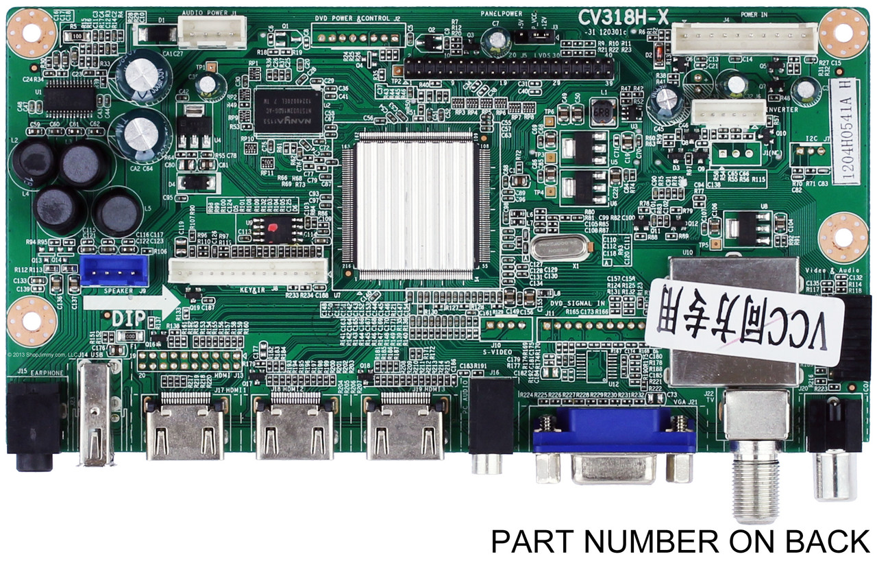 Westinghouse 1204H0541A (CV318H-X) Main Board for CW40T8GW