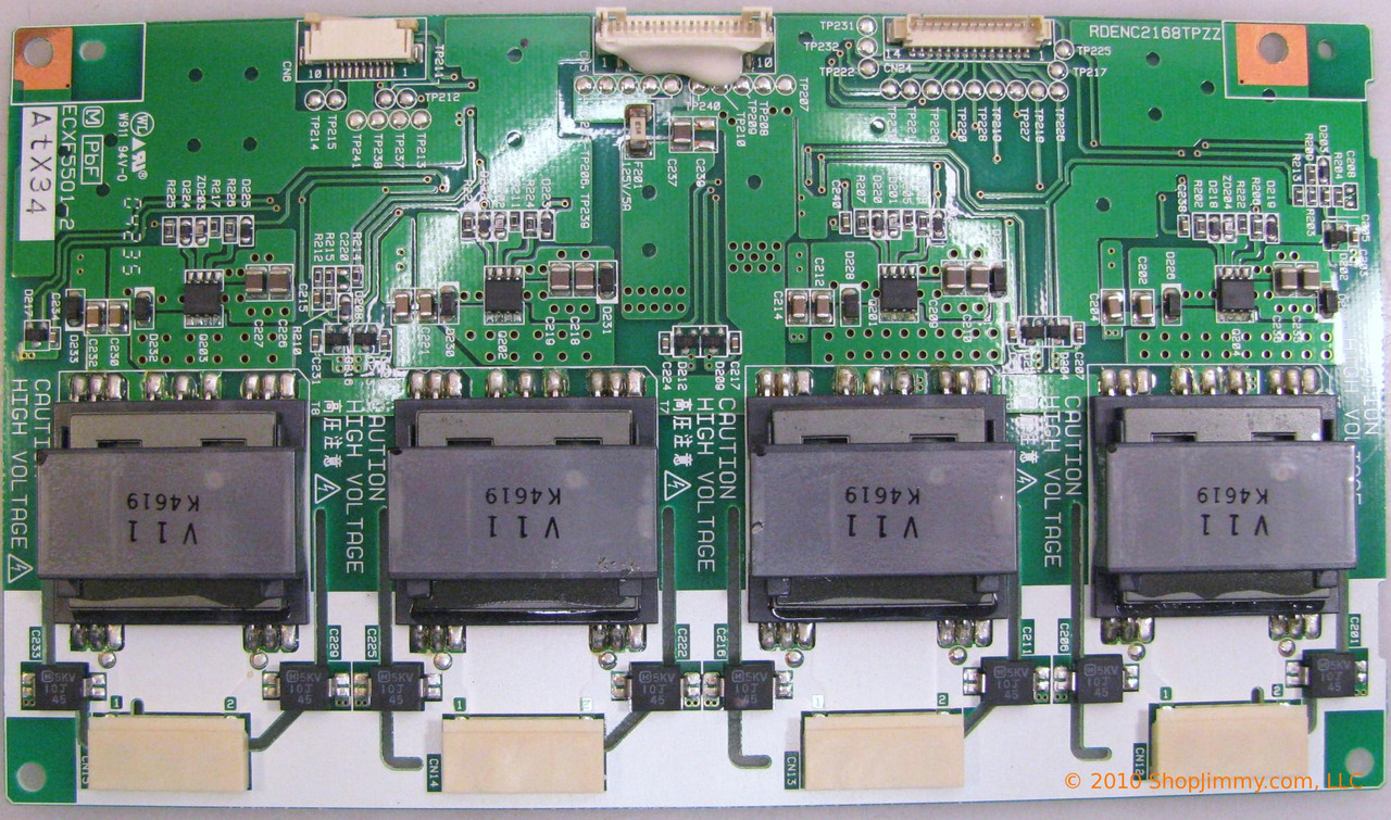 Sharp RDENC2168TPZZ (ECXF5501-2) Backlight Inverter