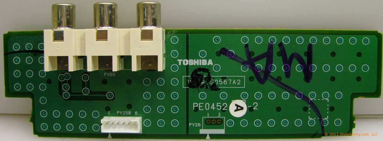 Toshiba 75008576 (PE0452A2) Front AV Board