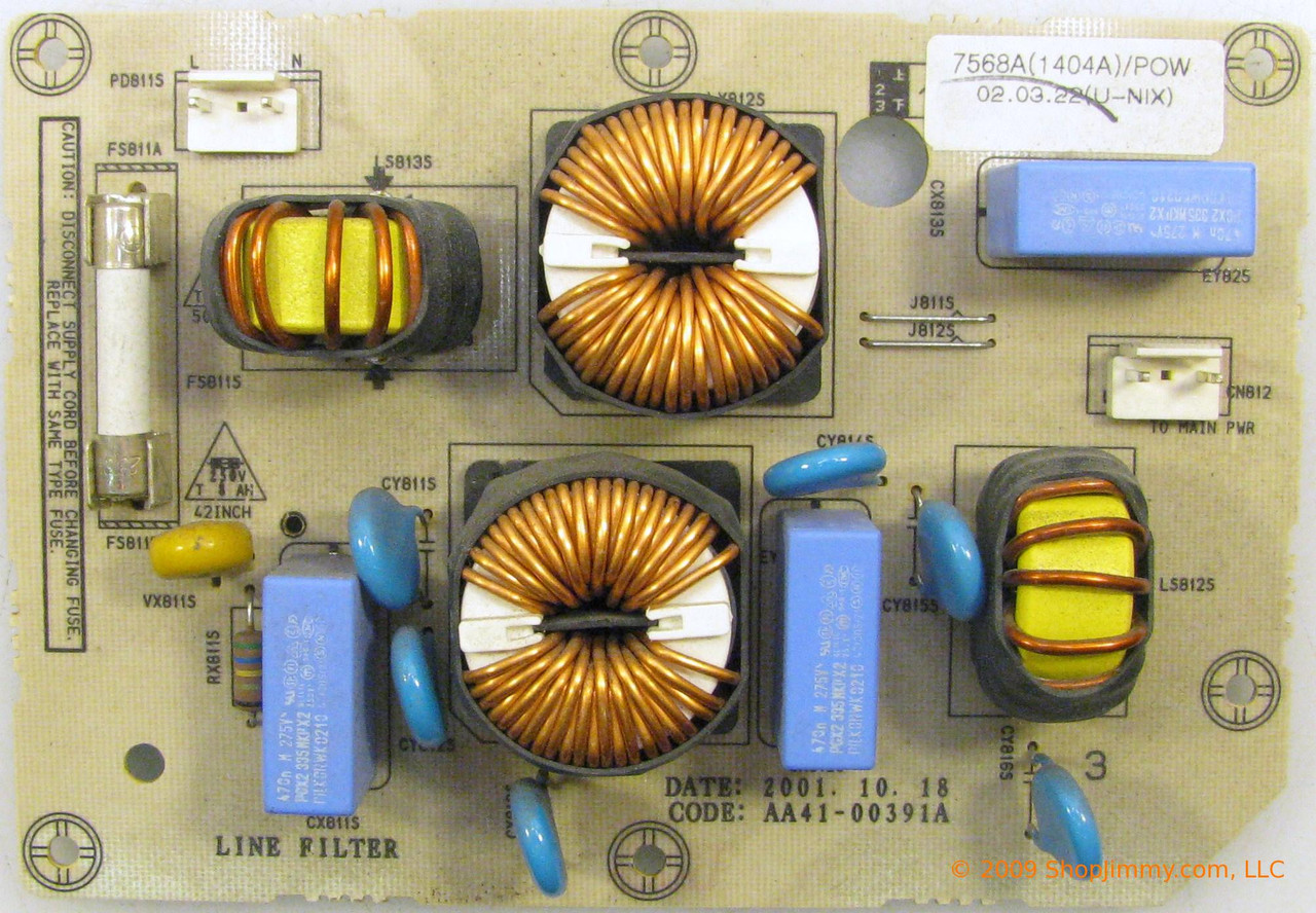Samsung AA94-07568A AC Filter Board for SPL4225DX/XAA