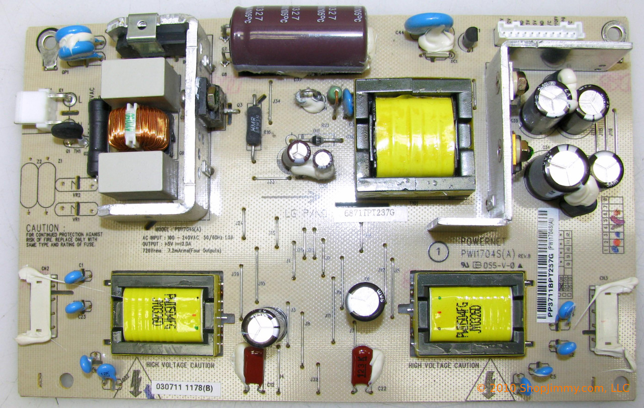 LG 6871TPT237G (PWI1704S(A)) Power Supply / Backlight Inverter