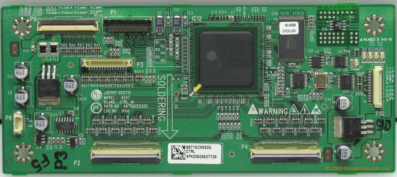 LG 6871QCH053G (6870QCE020C) Main Logic CTRL Board