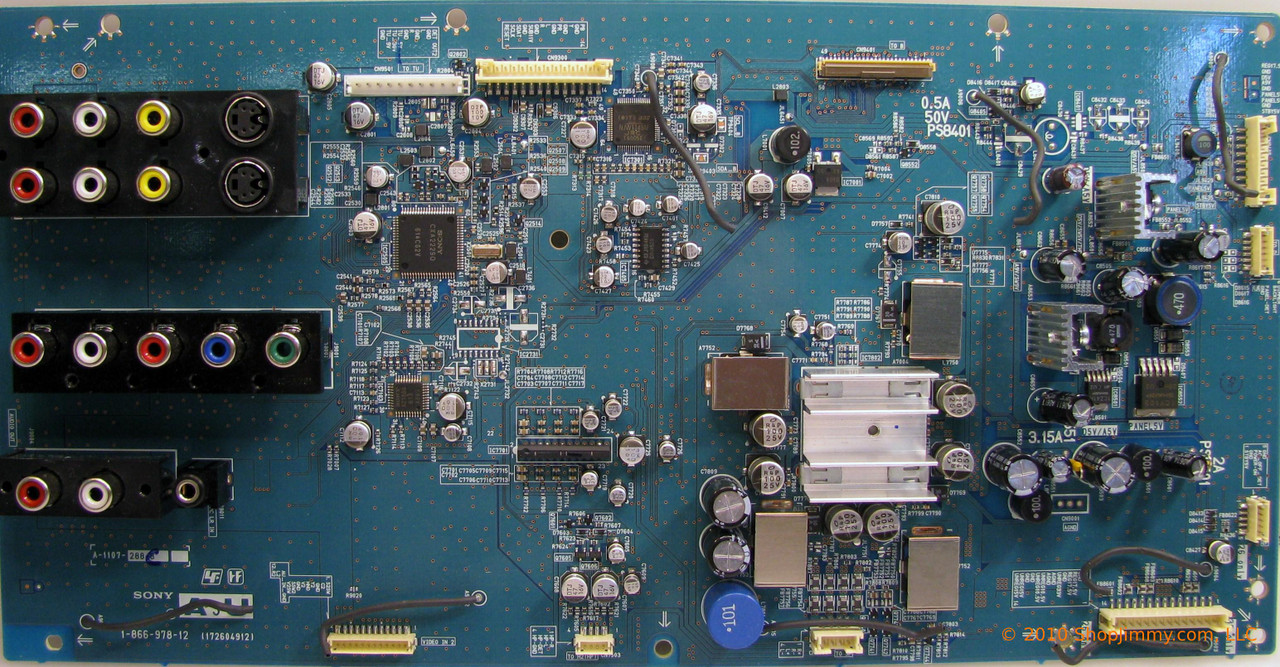 Sony A-1107-288-C (1-866-978-12) A3U Mounted PC Board