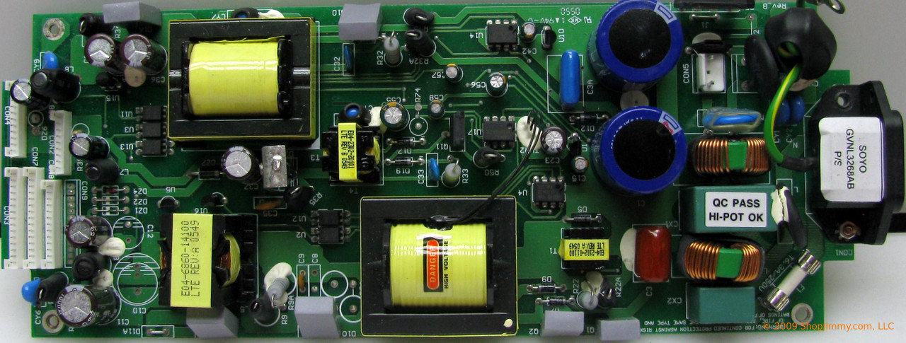 Soyo LTE-250U-T441-R Power Supply for GVNL3296AB