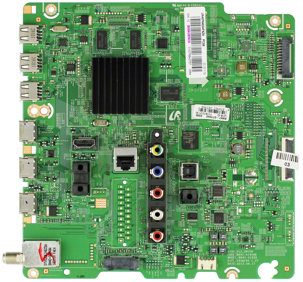 Samsung BN94-06741A Main Board for UN40F6400AFXZA