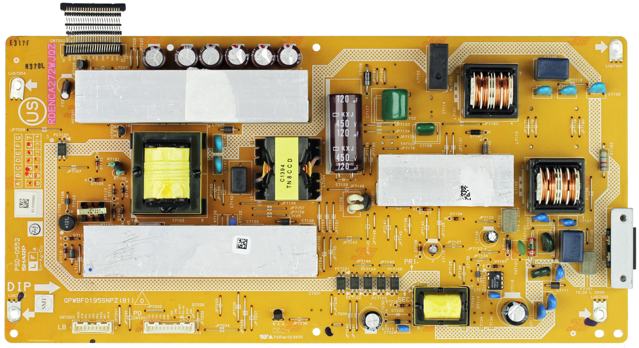 Sharp RDENCA272WJQZ (PSD-0552) Power Supply Unit
