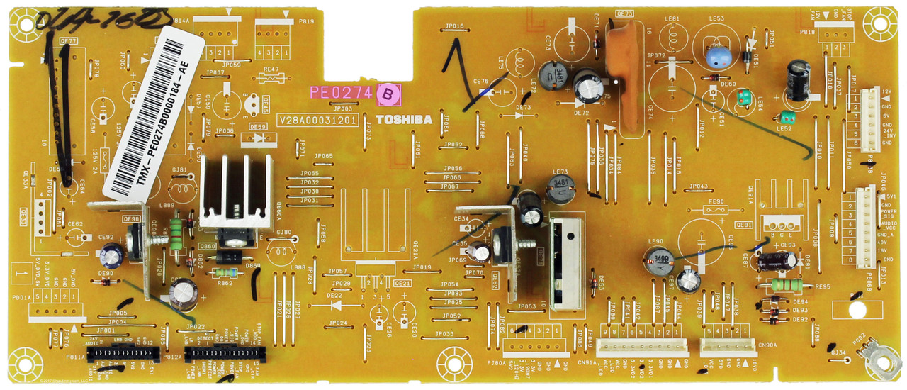 Toshiba 75006082 (PE0274B, V28A00031201) Lower B Board