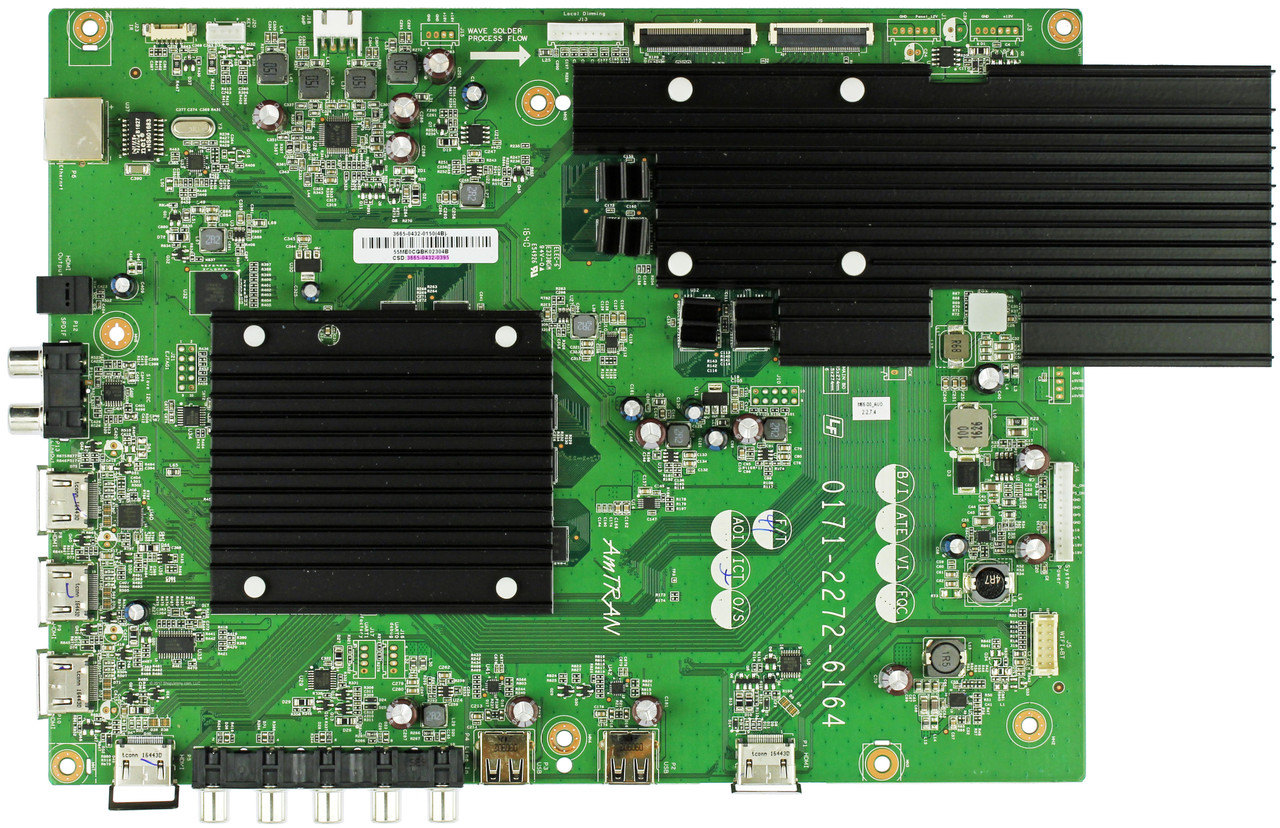 Vizio 3665-0432-0395 Main Board for M65-D0 (LAUAUADS Serial)
