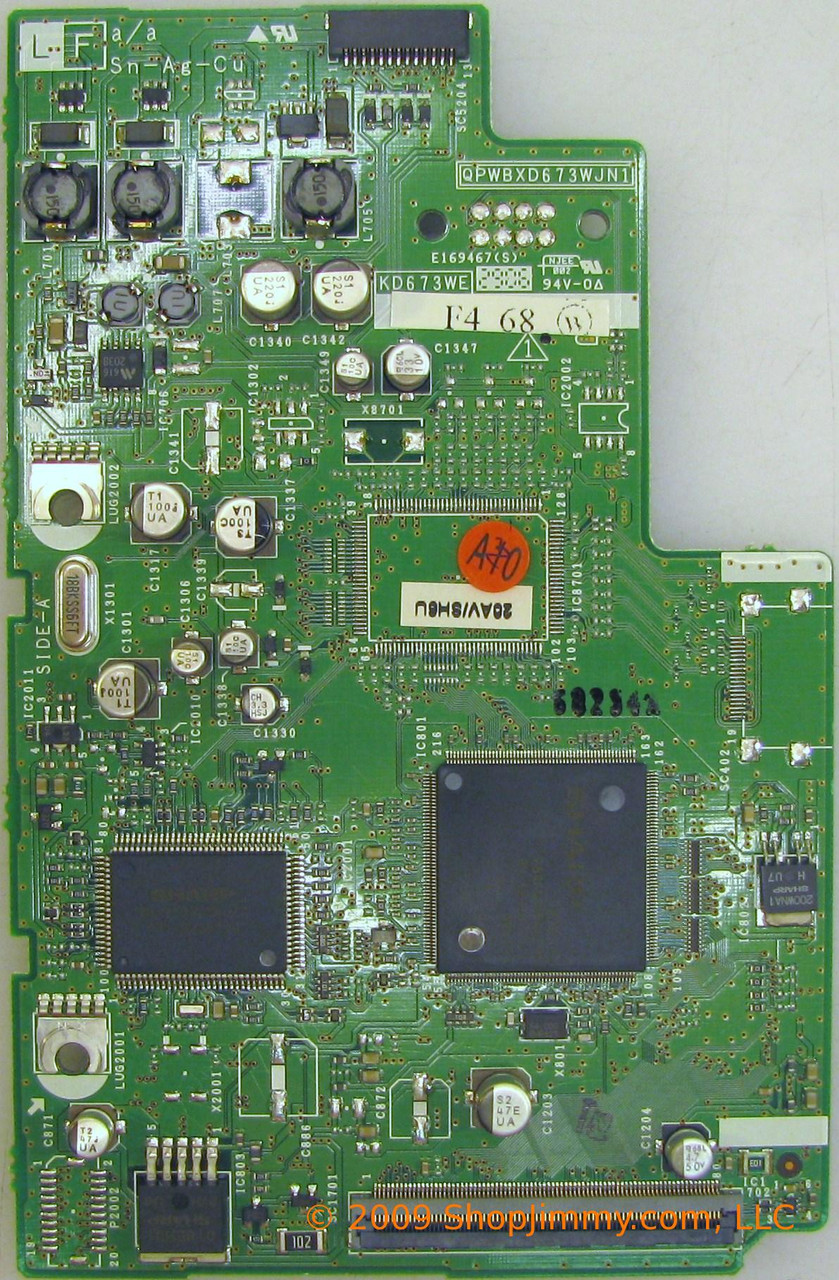 Sharp DUNTKD673FMF4 (KD673WE) Main Board for LC-20AV6U