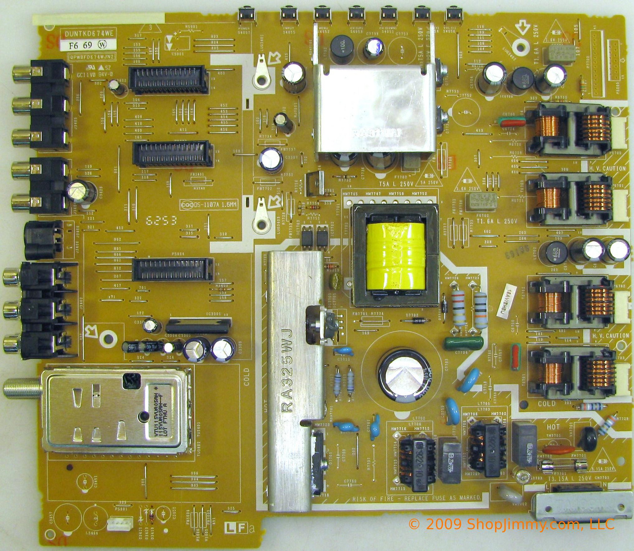 Sharp DUNTKD674FMF6 (DUNTKD674WE) Sub for LC-15AV6U