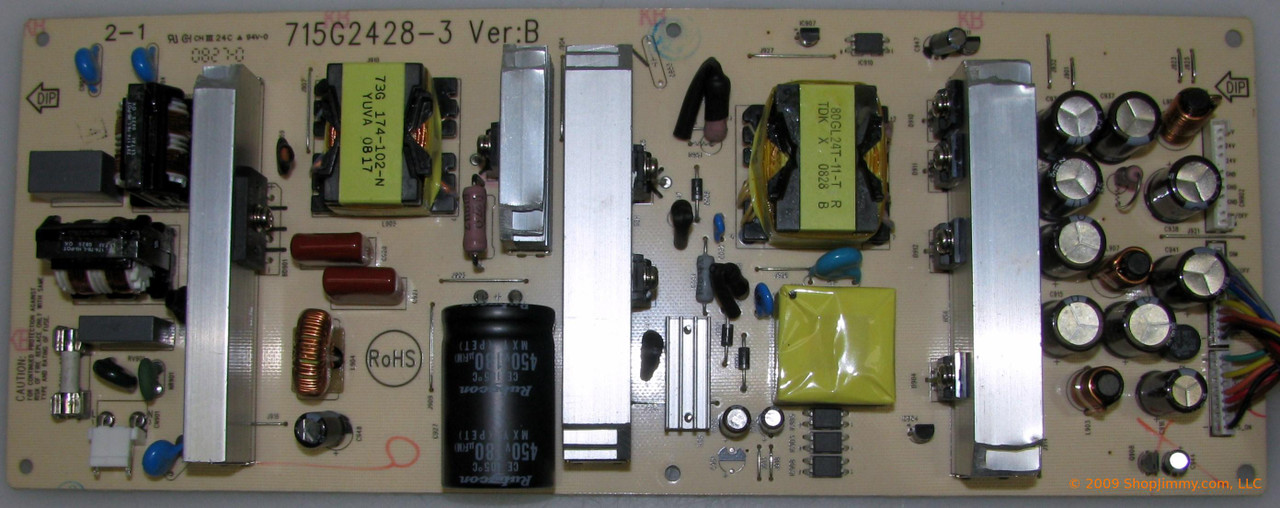 NEC ADTV24150N3 (715G2428-3) Power Supply for LCD2470WVX