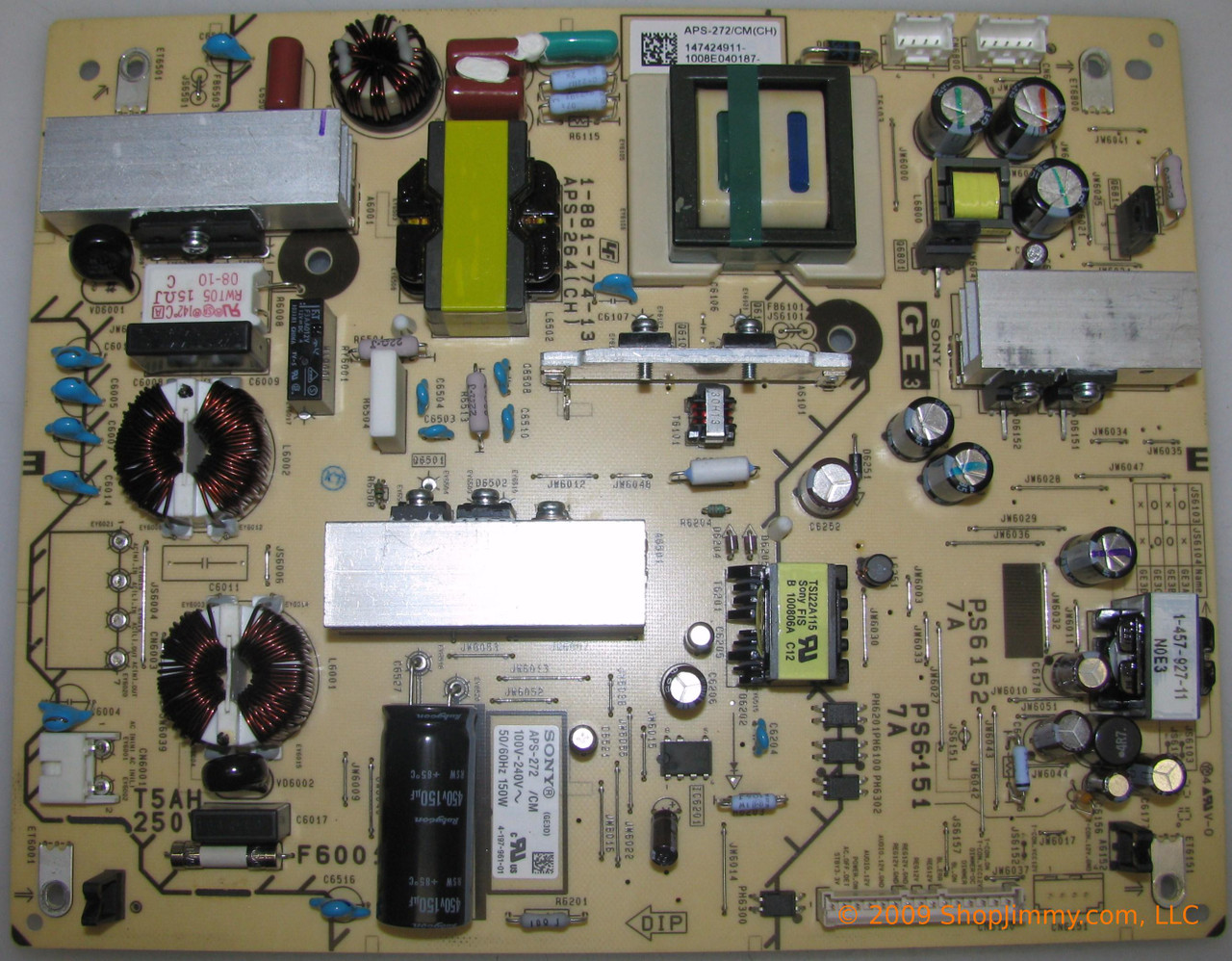 Sony 1-474-249-11 (APS-27/CM(CH)) GE3 Board for KDL-32EX600