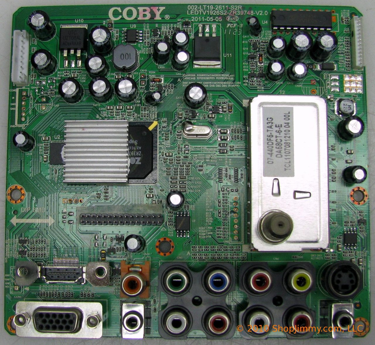 Coby 002-LT19-2611-S2R Main Board for TFTV1525