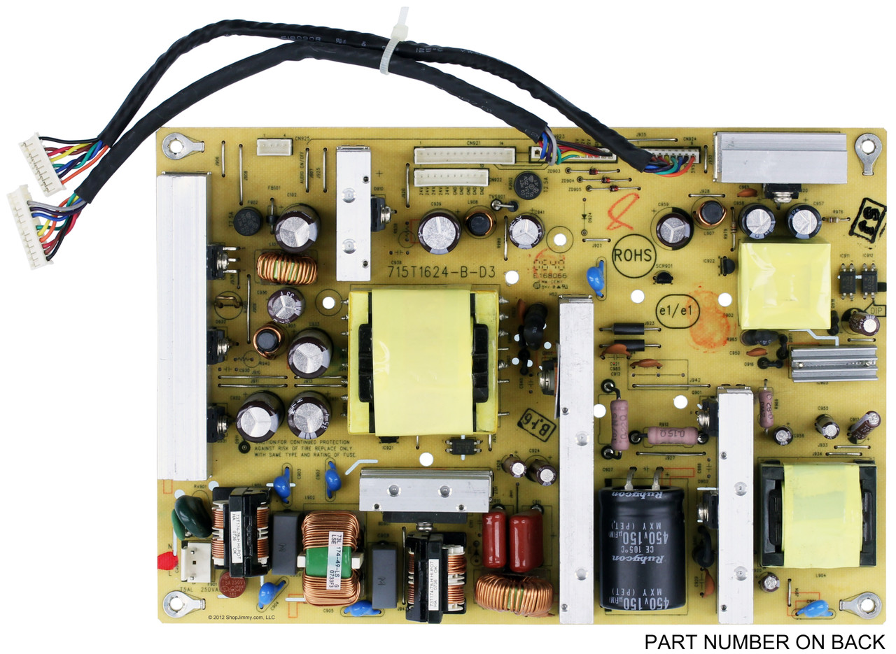 Dell ADTV24180B4D1P (715T1624-B-D3) Power Supply for W2607C