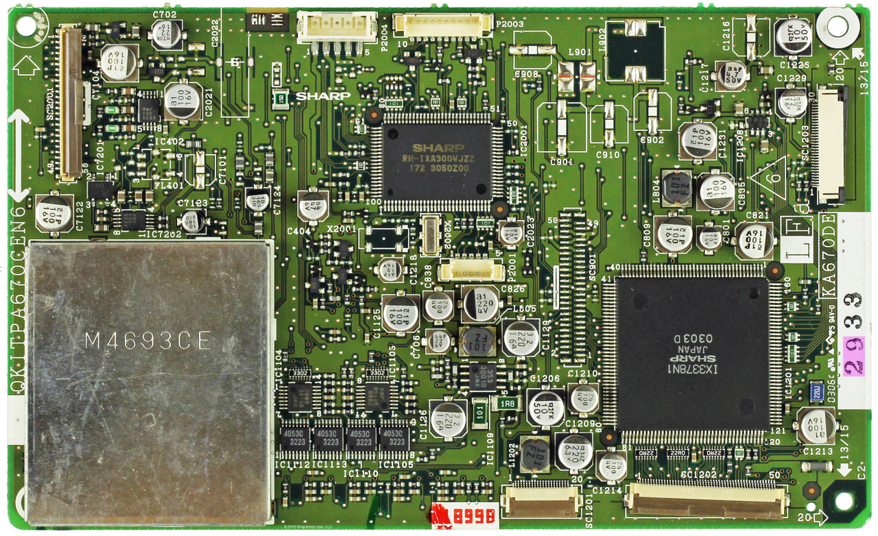 Sharp DUNTKA670FE29 (KA670DE, QKITPA670CEN6) Digital Unit
