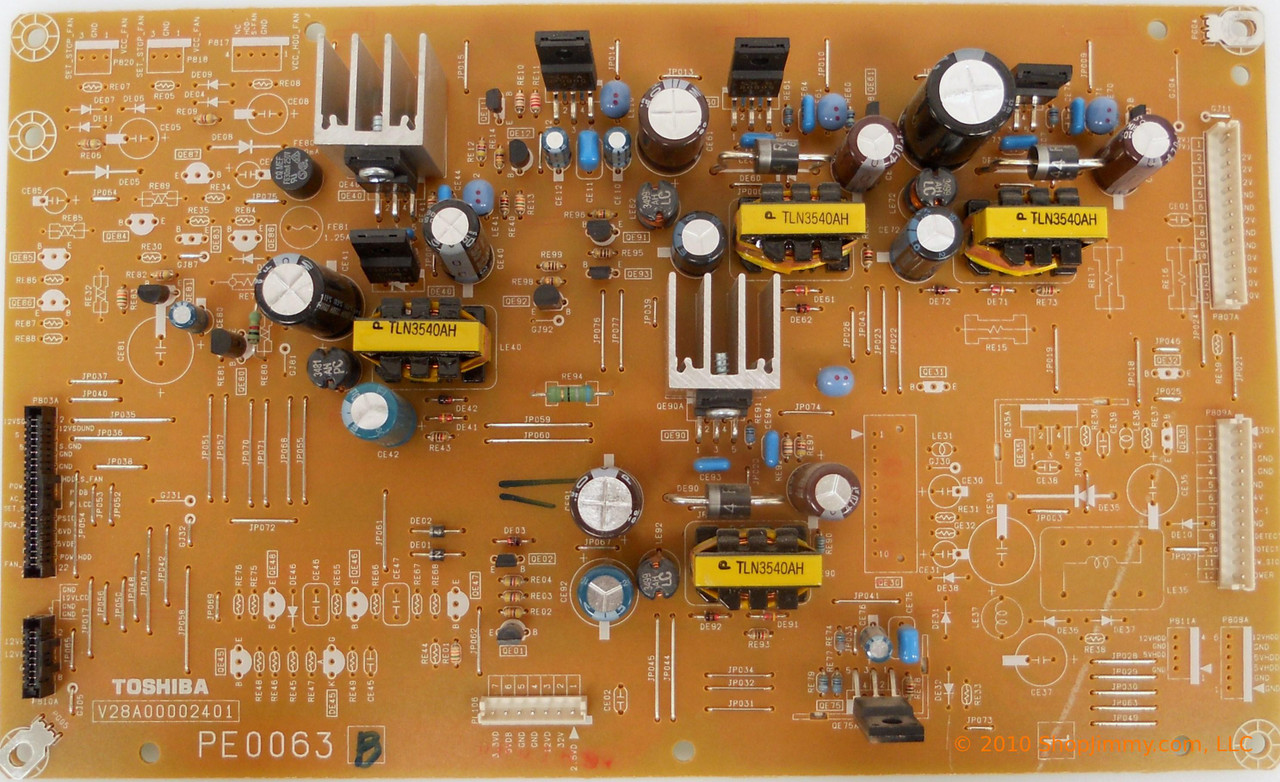 Toshiba 75002390 Lower B Board for 47WLT66