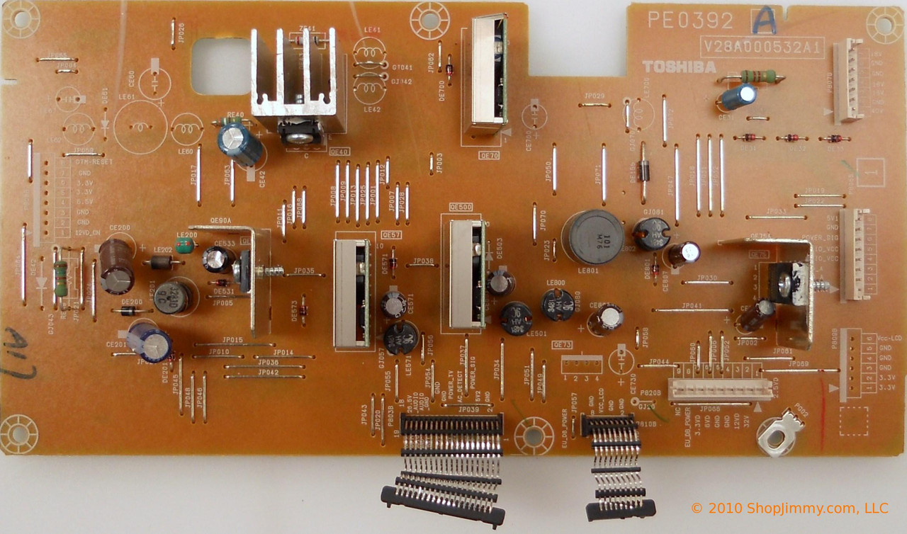Toshiba 75008728 (PE0392A, V28A000532A1) Lower B Board