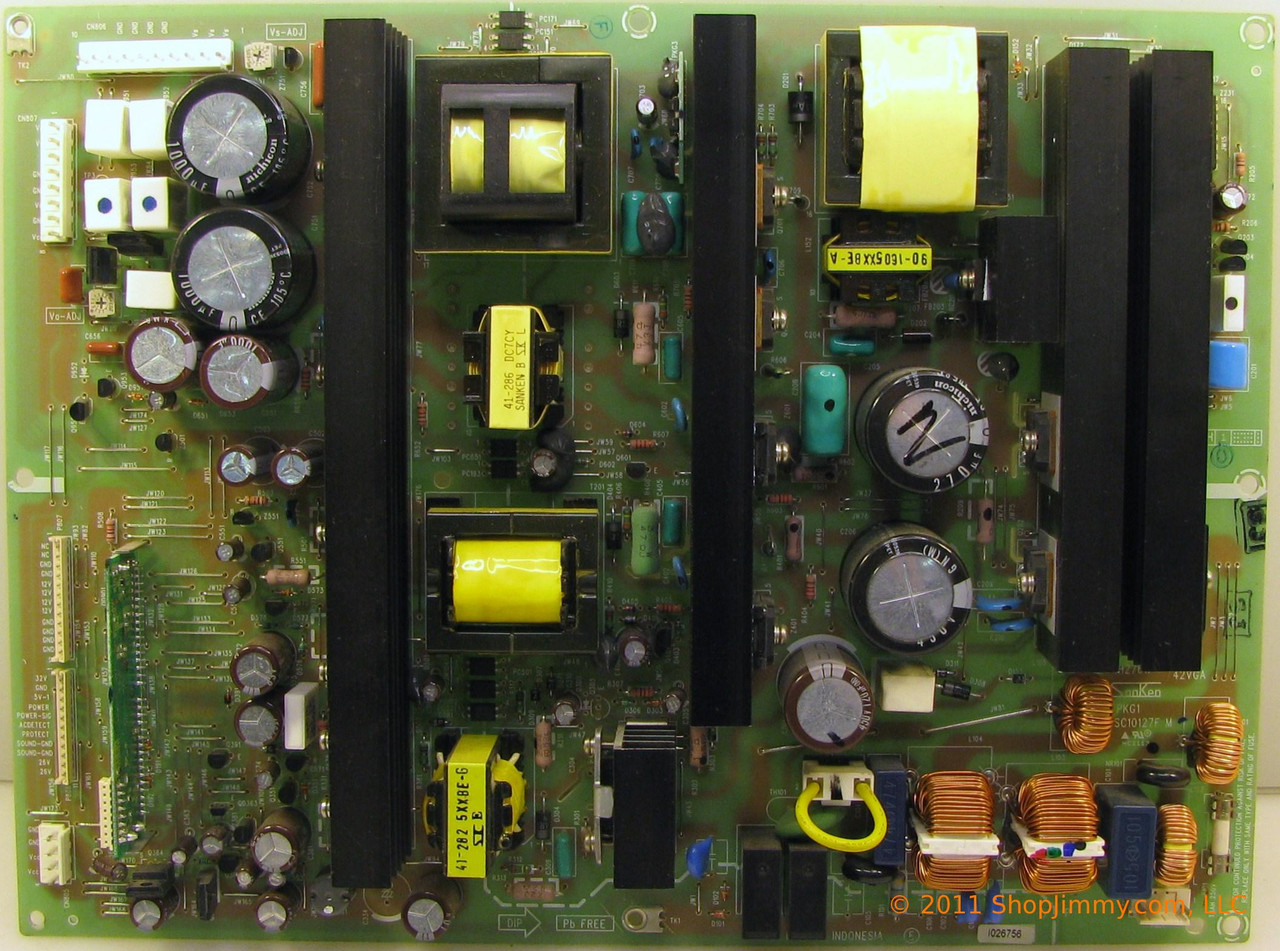 Toshiba 23122502 (1H276W, PSC10127FM) Power Supply for 42DPC85