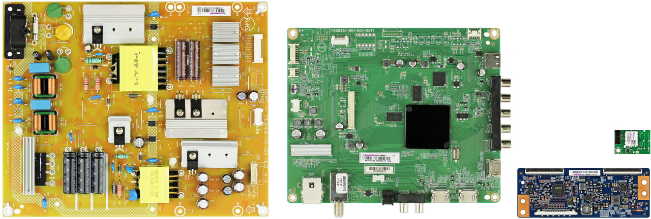 Vizio D50F-E1 (LTMWVTLT / LTMWVTET / LTCWVTLU / LTYWVTLT Serial) Complete TV Repair Parts Kit