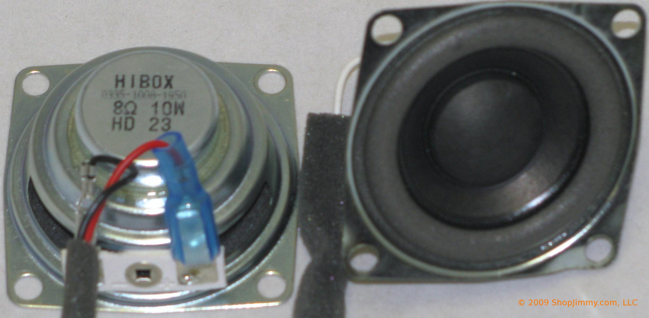 Vizio 0335-1008-1950 (HIBOX 8 Ohm 10 Watt HD23) Speaker Set