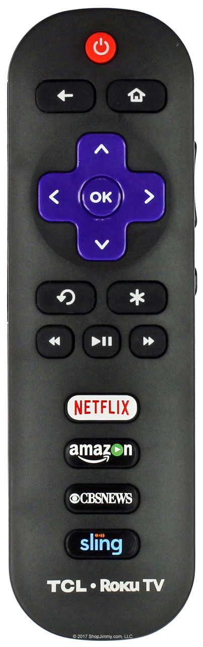 TCL RC280 Roku Remote Control w/CBS NEWS and Sling Buttons--NEW