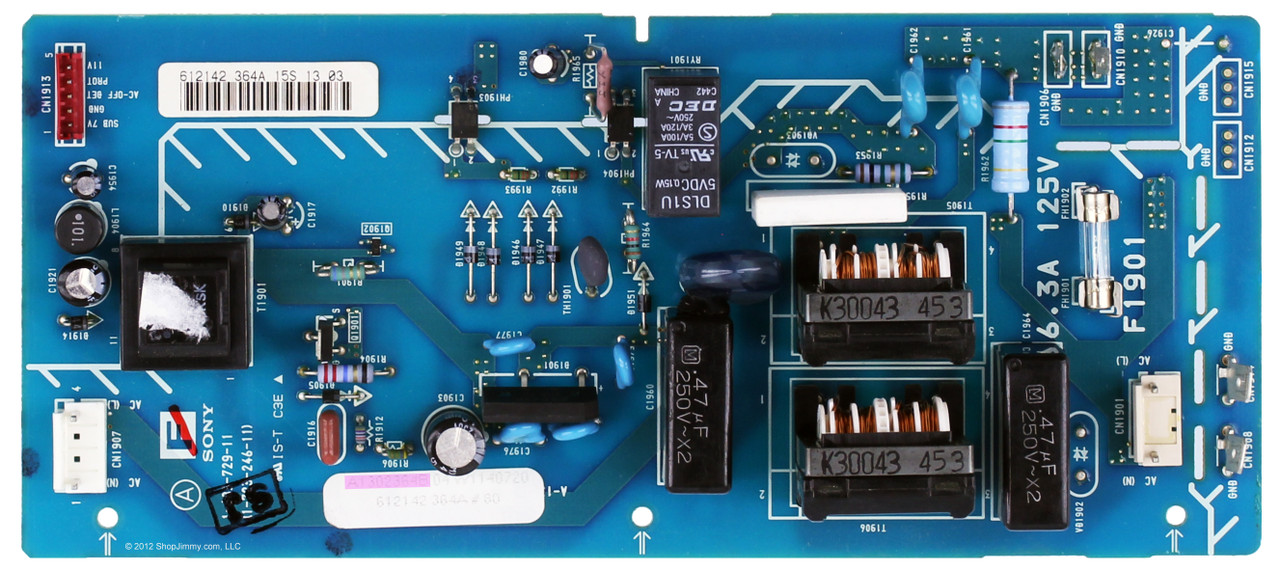 Sony A-1302-364-B (1-689-729-11) F Board for KDF-70XBR950