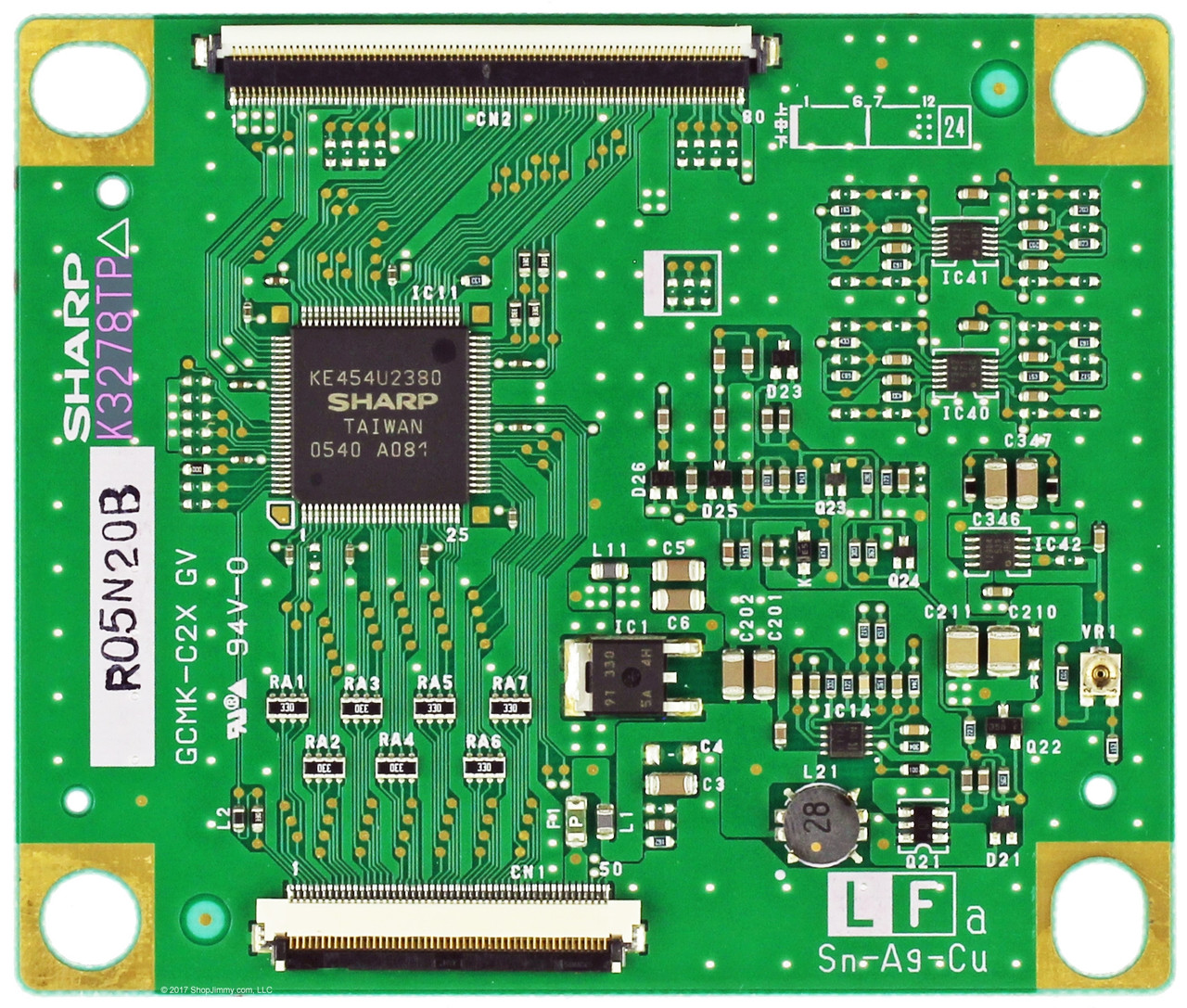 Sharp RUNTK3278TP (GCMK-C2X GV, R05D05B) T-Con Board