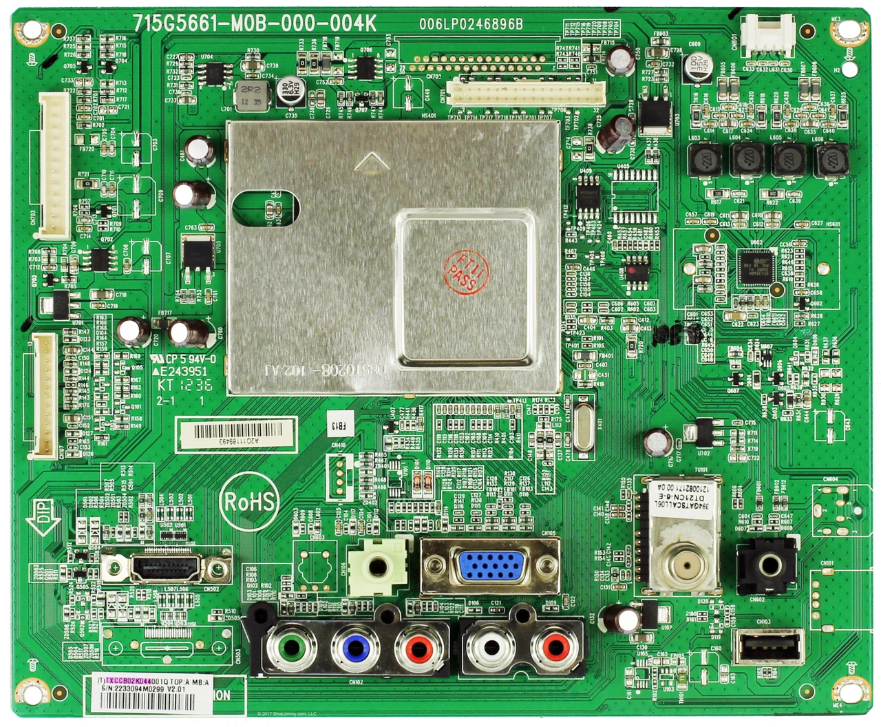 Vizio CBPFTXCCB02K044 Main Board for E191VA