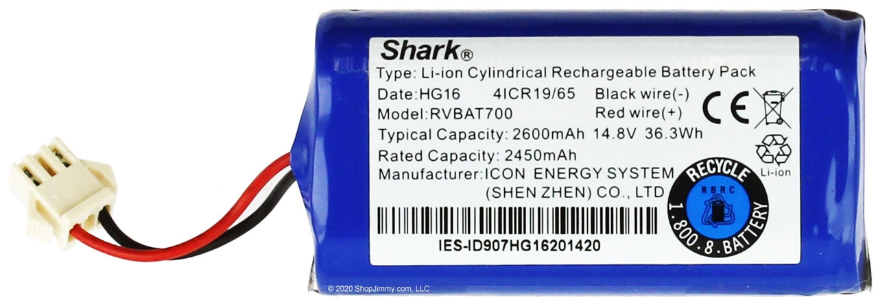 Shark Li-ION Replacement Battery (RVBAT700) for ION Robot Vacuums - Refurbished