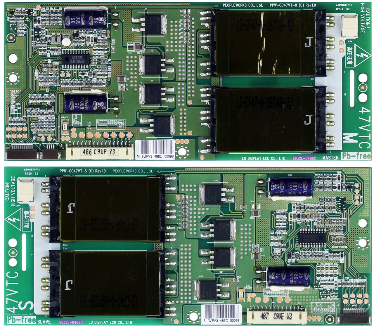 LG 6632L-0486C/6632L-0487C Backlight Inverter Kit