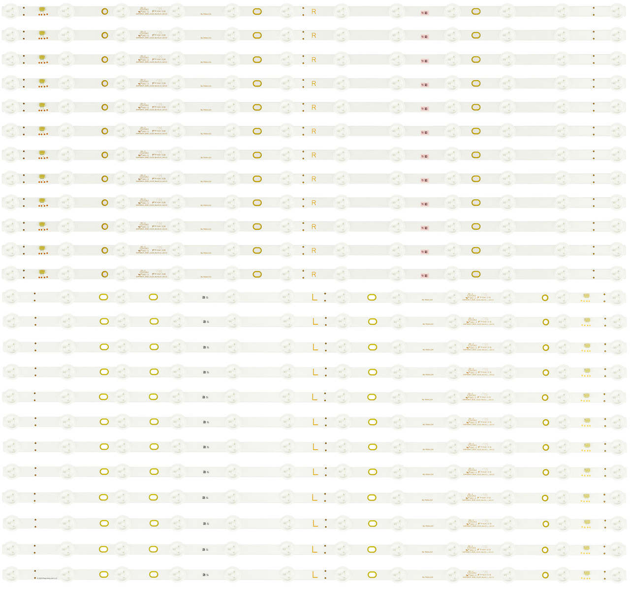 Vizio SVA750A14 LED Backlight Strips (24) M75-E1