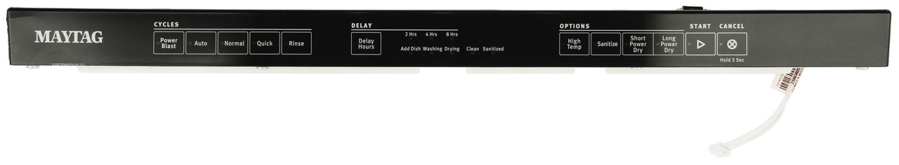 Whirlpool Dishwasher V Console Assembly, Maytag