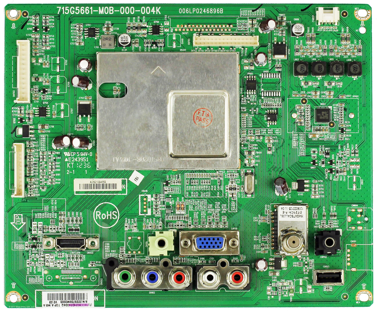 Vizio 756TXCCB02K034 Main Board for E241-A1 (LTTUNUBN)