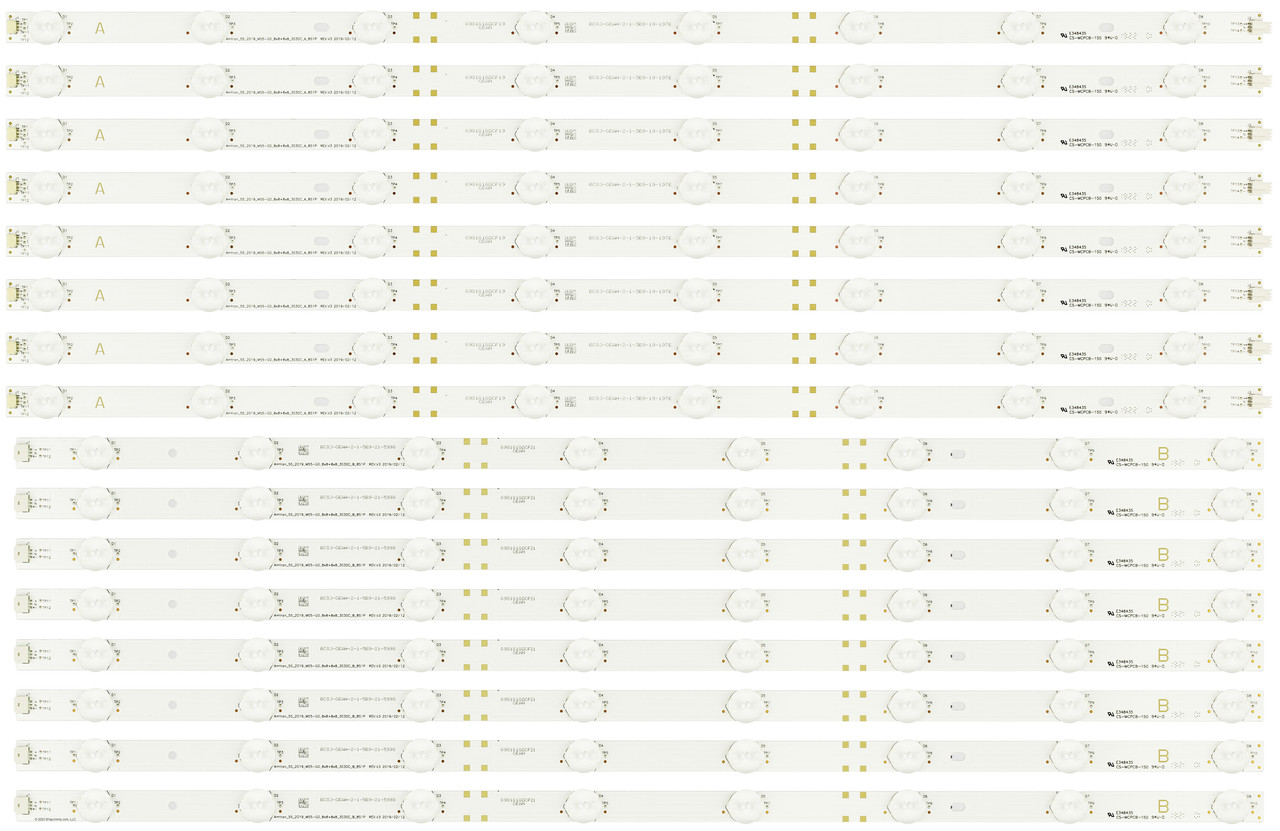 Vizio 0981010DCF19/0981010DCF21 LED Backlight Strips (16)