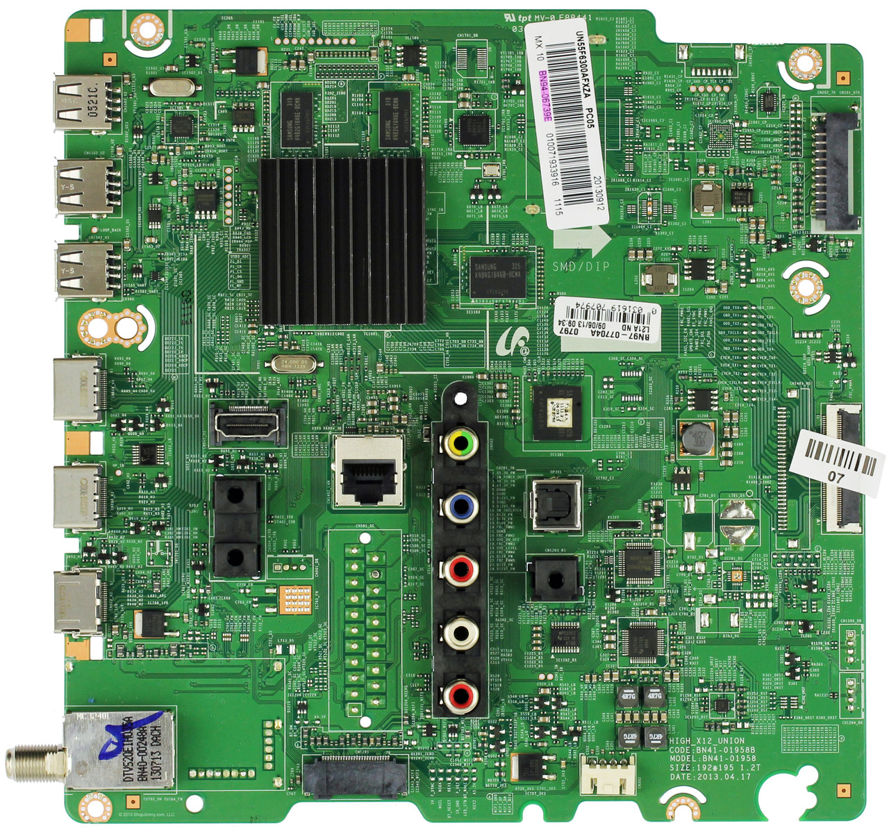 Samsung BN94-06739E Main Board for UN55F6300AFXZA (Version TH01)