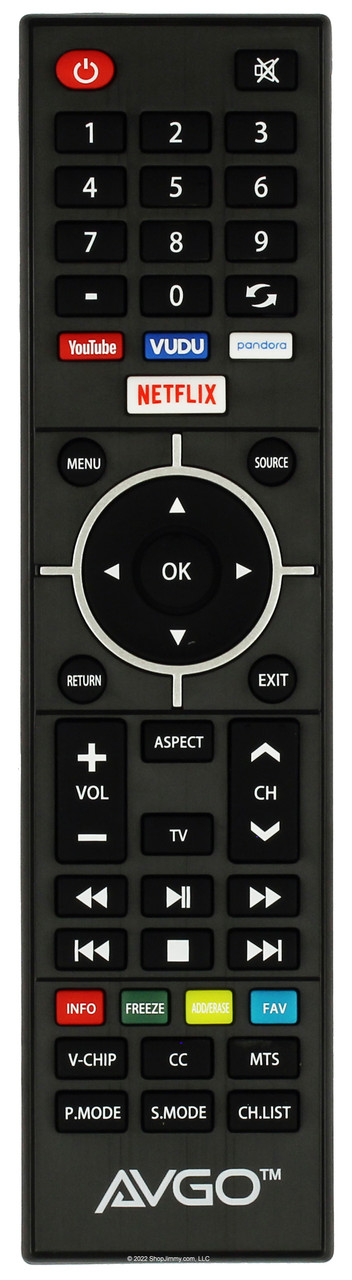 AVGO TY-49C-1 110600059 Remote Control--Open Bag
