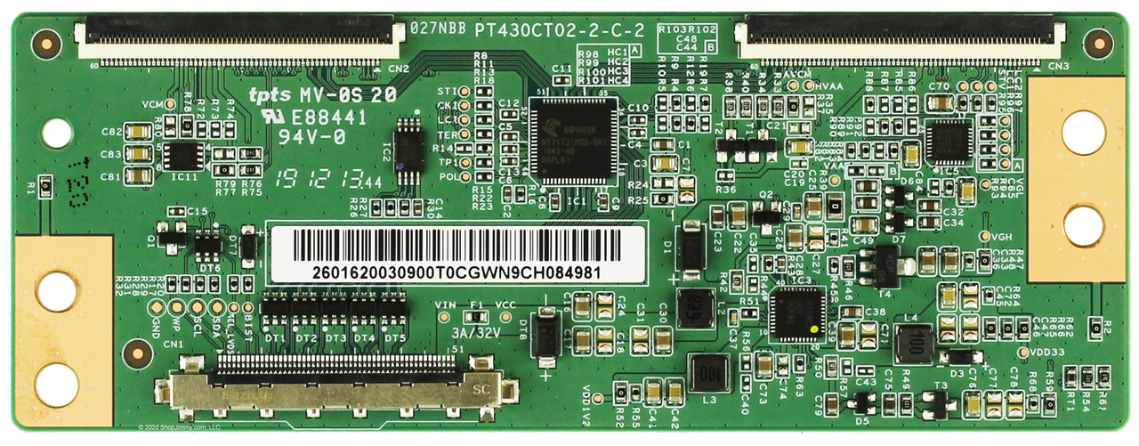 LG PT430CT02-2-C-2 T-Con Board