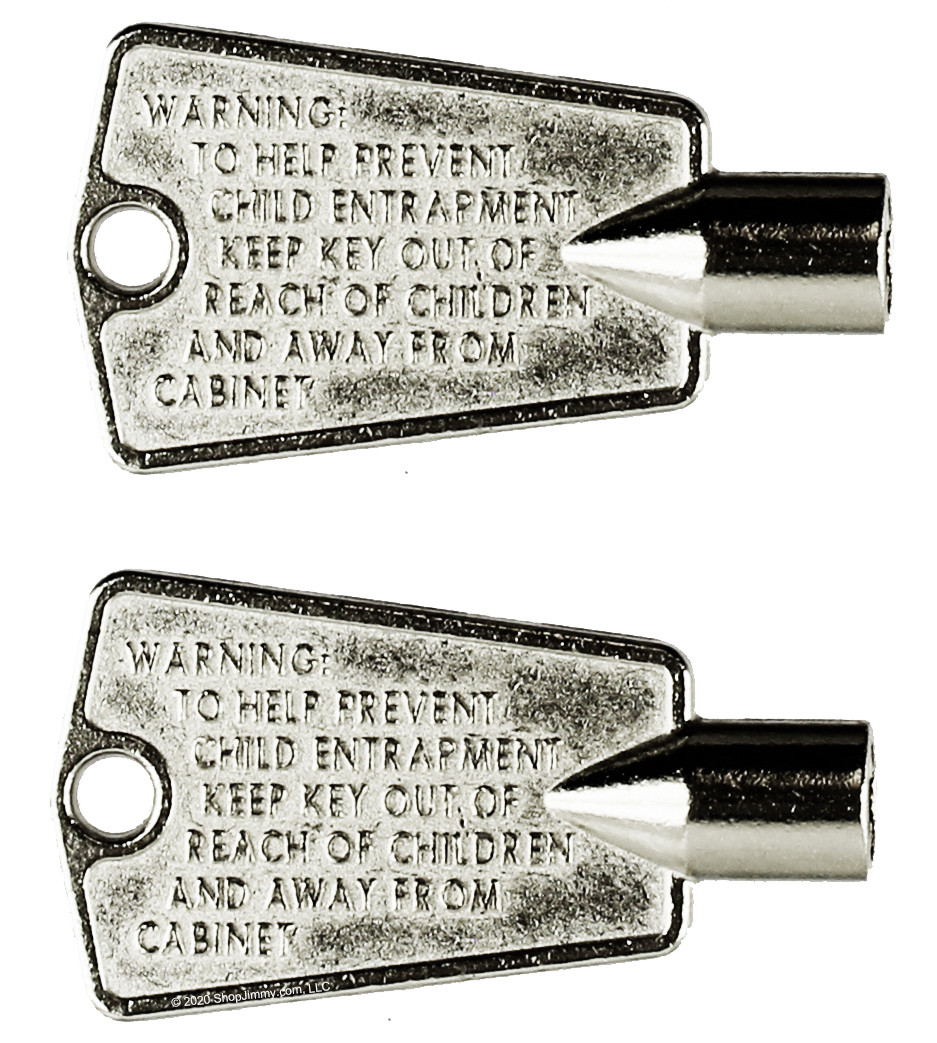 216702900 Freezer Door Key for Frigidaire, Kenmore, GE (2 pack)