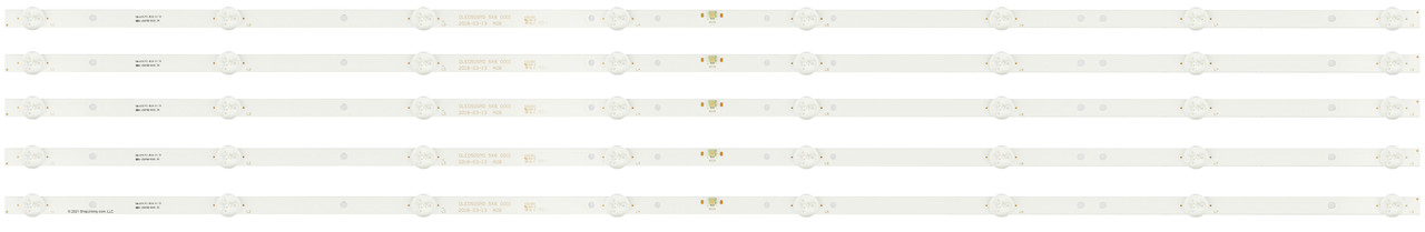 RCA/ONN DLED50SMD 5X8 0001 LED Backlight Strips (5) ONA50UB19E05 RNSMU5036-B