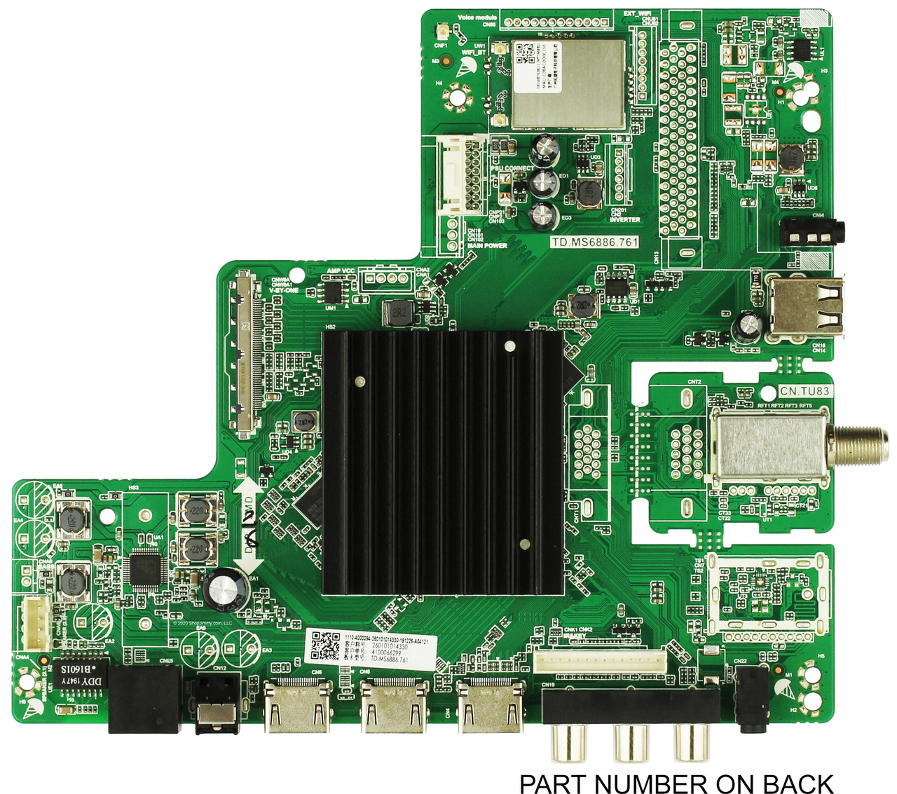 Sceptre A19126882 Main Board for G55