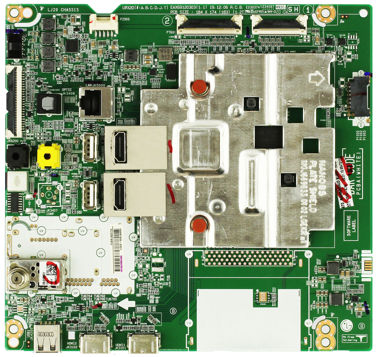 LG EBT66472101 Main Board for 86UN8570AUD.BUSWLJR BUSWLKR