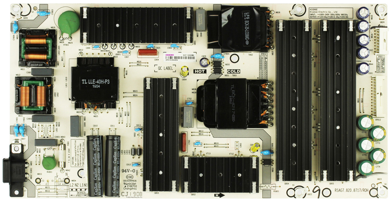 Hisense 244281 Power Supply for 65H8F