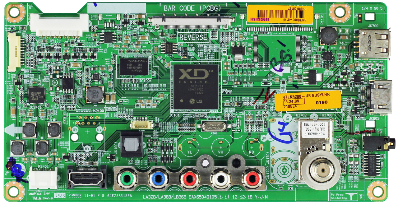 LG EBT62421331 (EAX65049105(1.1)) Main Board for 47LN5200-UB