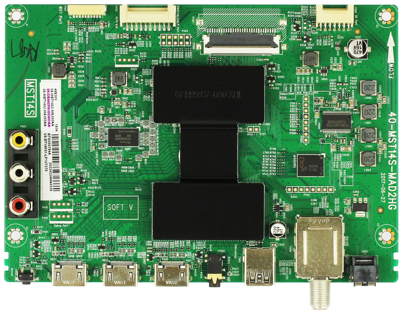 TCL 08-CS49CFN-OC401AA Main Board for 49S305 (SEE NOTE)