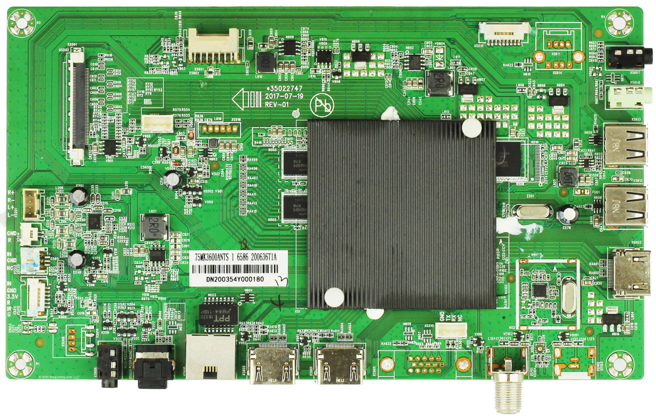 RCA Main Board for RNSMU7536 (See note)