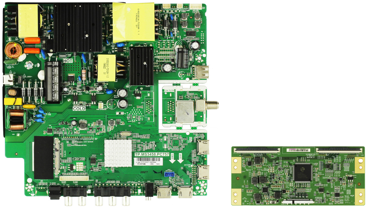RCA RTU5540-B TV Repair Parts Kit Version 8 (SEE NOTE)