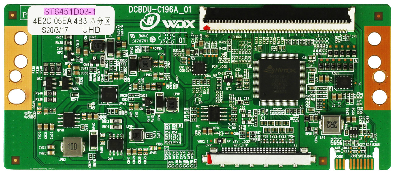Sceptre ST6451D03-1 T-Con Board