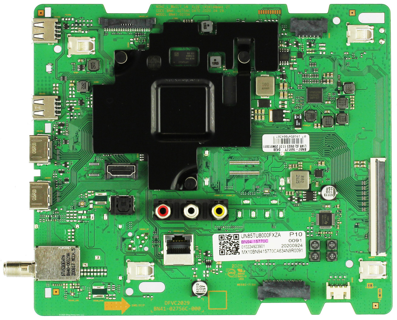Samsung BN94-15770C Main Board for UN85TU8000FXZA (CA01 Version)
