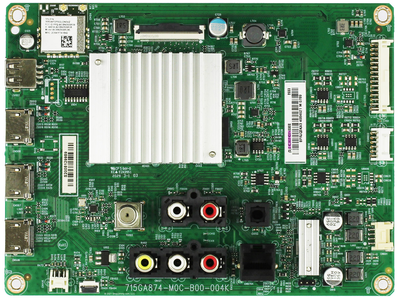 Vizio 756TXKCB02K024 Main Board for V555-H11