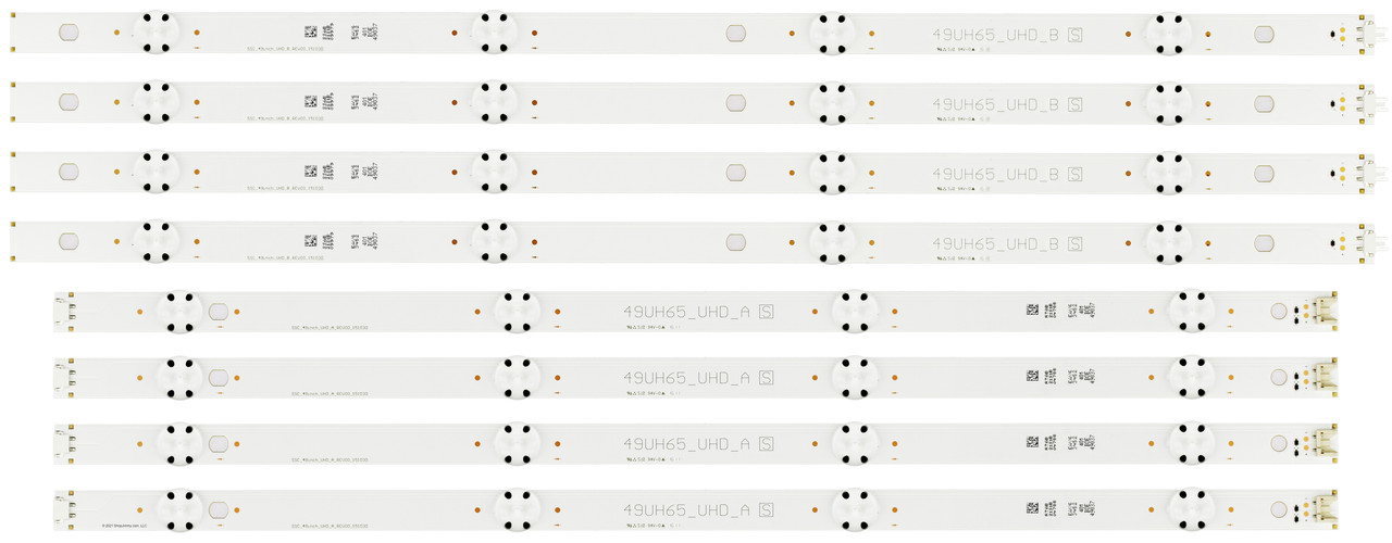 LG EAV63452401 49UH65 UHD A B LED Backlight Strips (8)